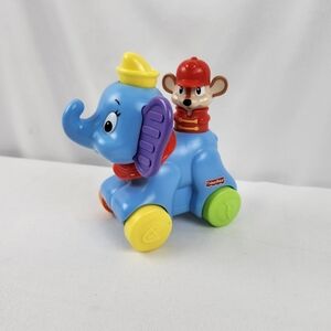 Fisher Price 2012 Dumbo Timothy Mouse Rollin Tunes Baby Toy Disney Works